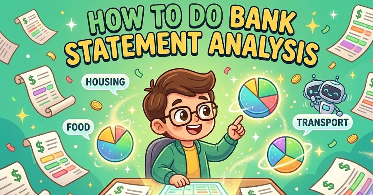 Bank statement example — illustrated guide