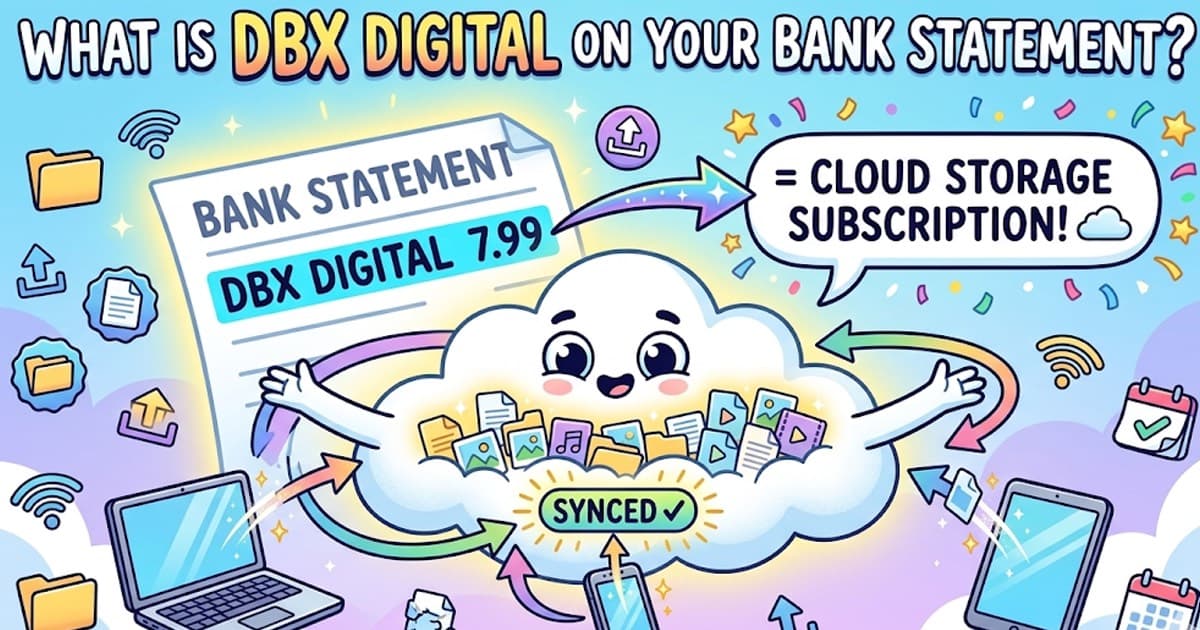 What Is DBX Digital 7.99 Charge on a Bank Statement?