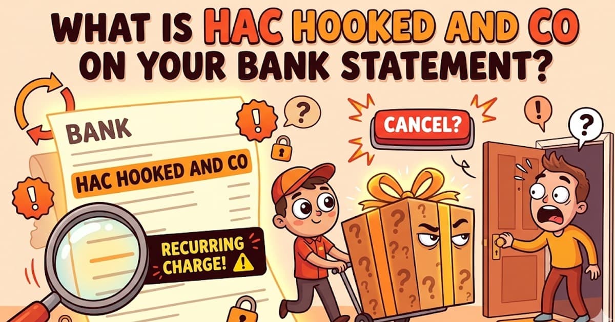 What Is HAC Hooked and Co Charge on a Bank Statement?