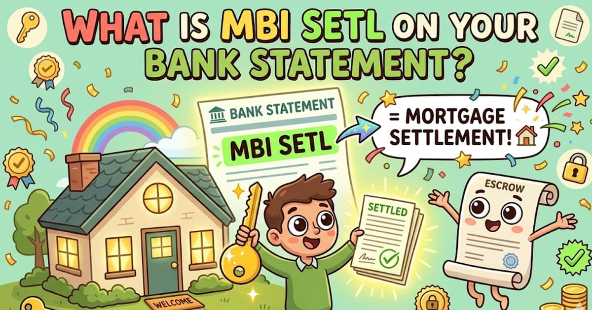 What Is MBI SETL on a Bank Statement?