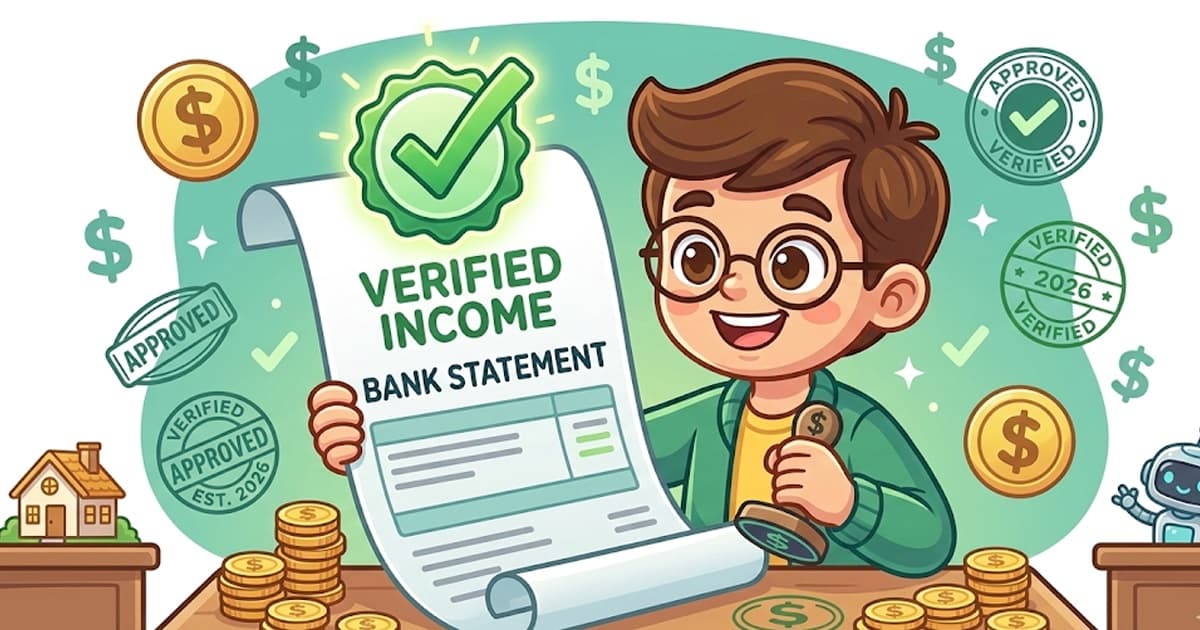 Proof of income bank statement — illustrated guide