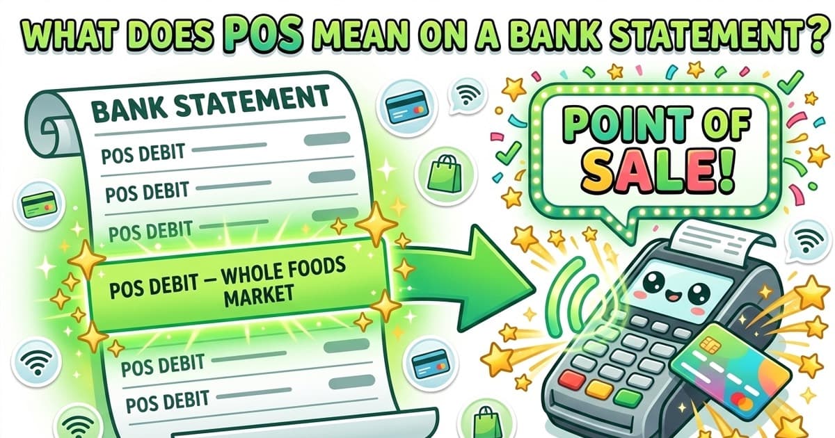 What Does POS Mean on a Bank Statement?