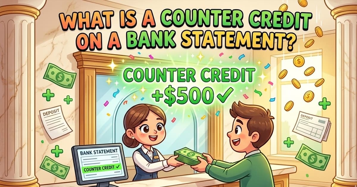 What Is a Counter Credit on a Bank Statement?