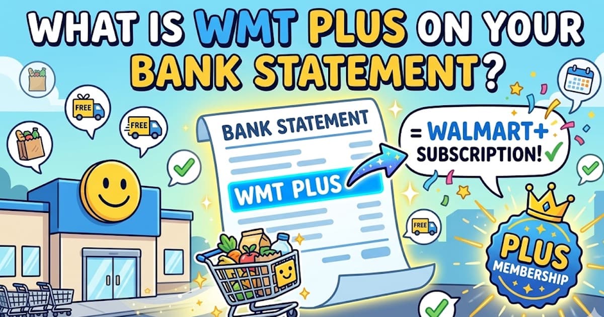 What Is WMT Plus on My Bank Statement?