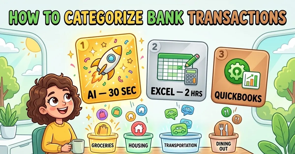 How to Categorize Bank Transactions