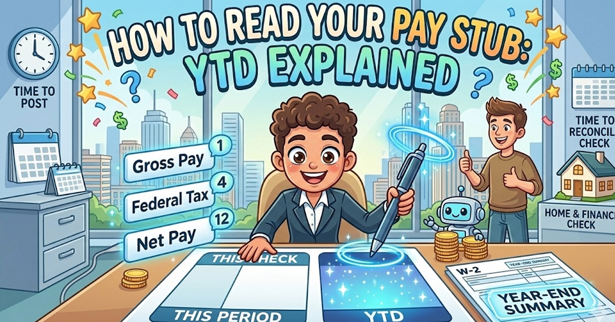 What Does YTD Mean on a Paycheck? Every Field Explained