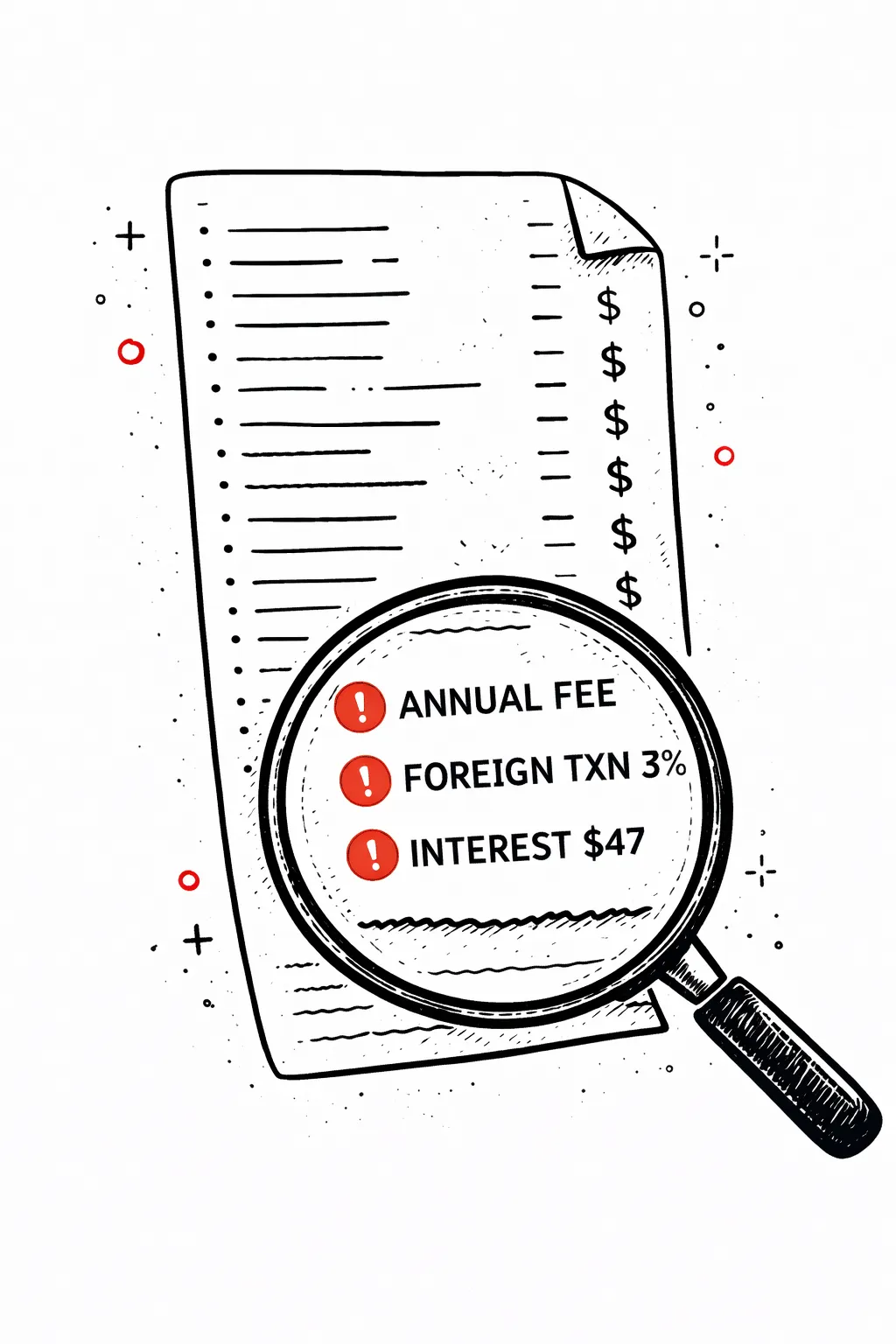 Spot hidden fees